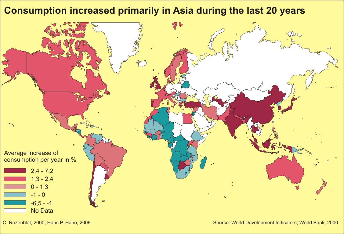 Consumption worldmap