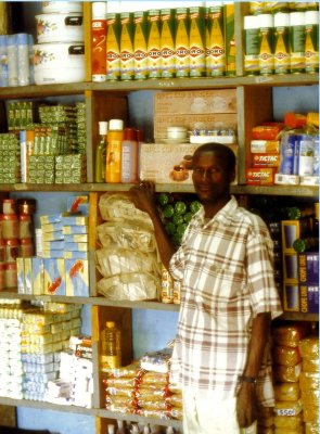 Trader in Supermarket in Tenkodogo